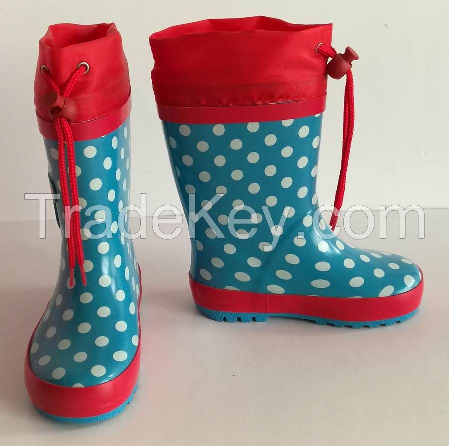 Various Childrenâ€²s Rubber Rain Boots, Popular Kid Rubber Boots, Cheap Rubber Rain Boot, Low Price Rubber Rain Boots, Vogue Child Boots