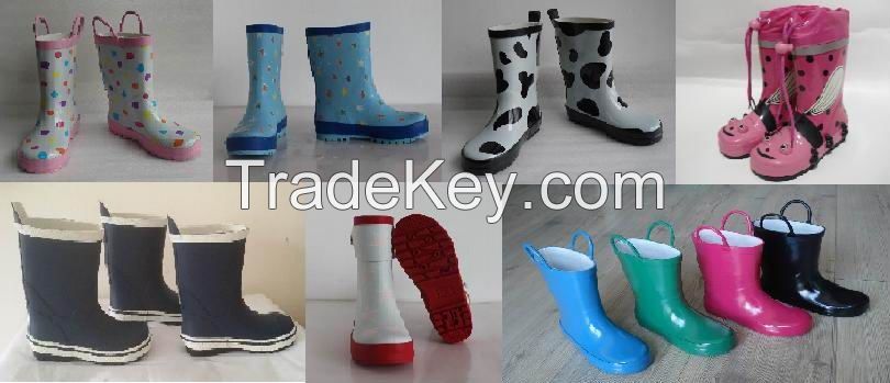 Various Childrenâ€²s Rubber Rain Boots, Popular Kid Rubber Boots, Cheap Rubber Rain Boot, Low Price Rubber Rain Boots, Vogue Child Boots