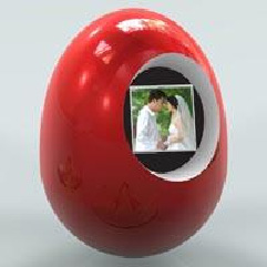 egg sharp digital photo frame