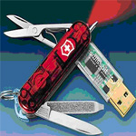 Switzerland Saber Sharp USB 1GB, 2GB