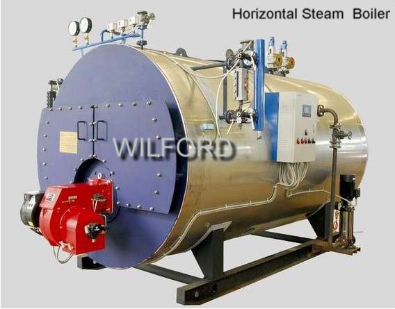 horizontal gas, oil fired  steam boiler 1-6t/hr