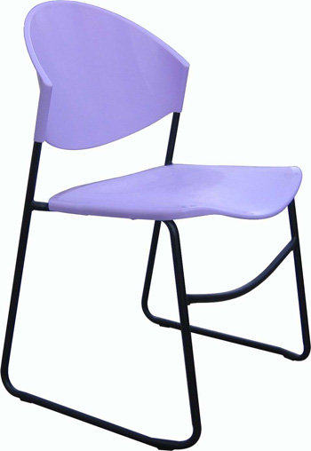Steel & Plastic Stacking Chair