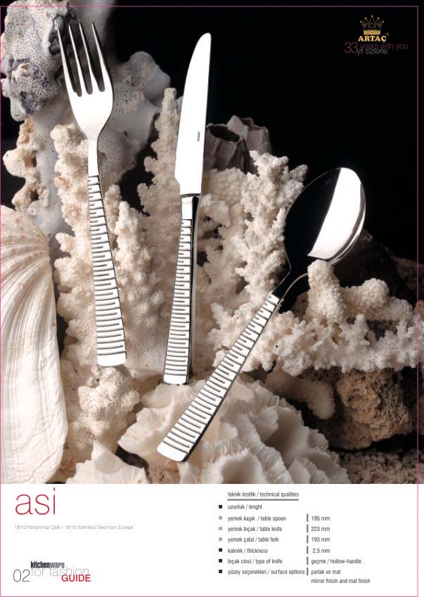 ASI Flatware Model.