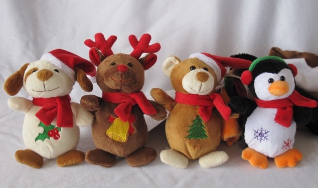 Christmas small stuffed  animal toys