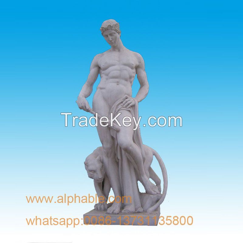 Garden marble Greek statue sculpture