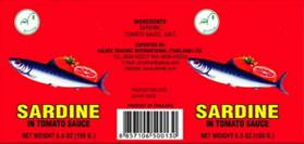 Sardine in Tomato Sauce Canned (Easy open lid) Foods