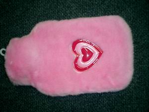 plush hot water bottle cover