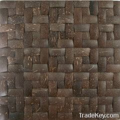 polished cocoshell mosaic wall panels JH-K01