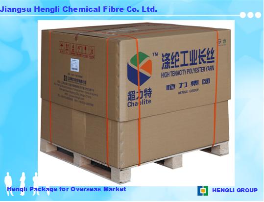 Industrial polyester yarn (HTLS)