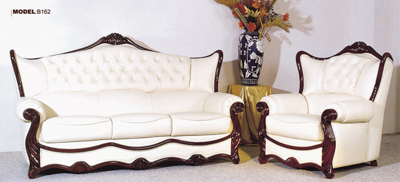 Leather sofa(B162)