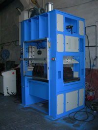 press for aluminium foil container production line