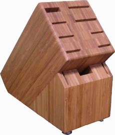 Bamboo Knife Block