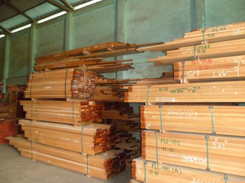 Teak Rough Sawn Timber