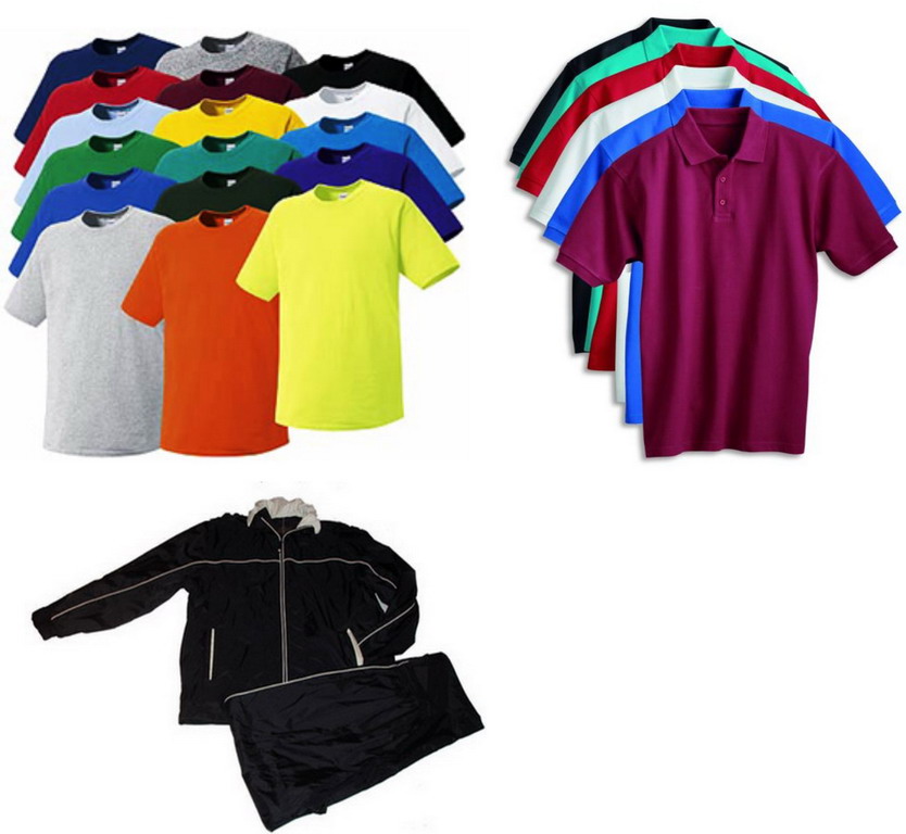 T-Shirts\Polo Shirts\Jogging Suits