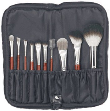 Cosmetic Brush Set With Case