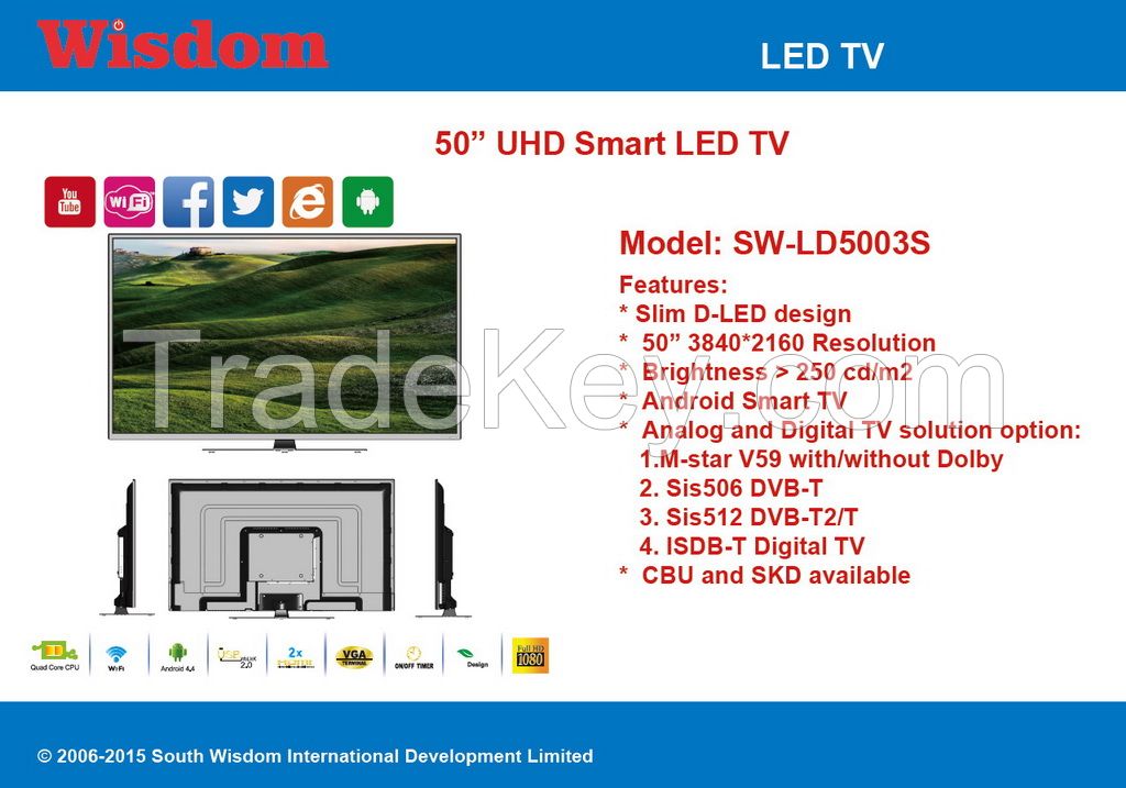 50" UHD Smart TV