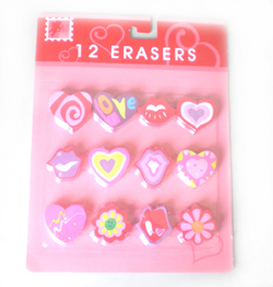 heart sharp eraser