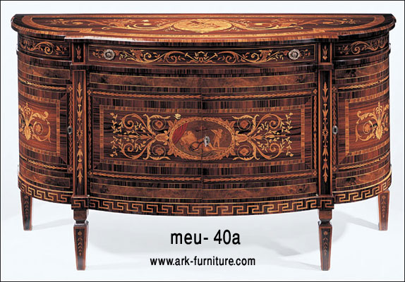 Luxurious Italian Florence Style Marquetry Commode