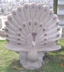 animal carving(peacock)