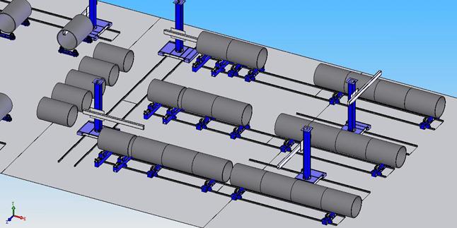 wind tower welding production line