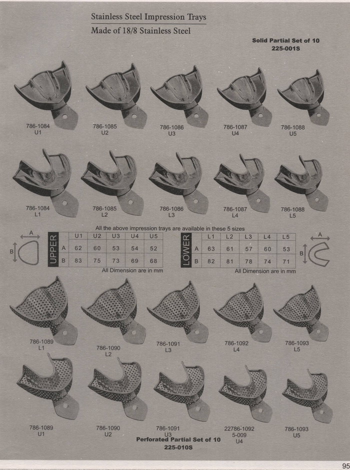 Dental Impresstion Trays