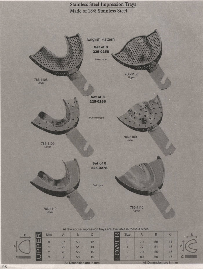 Dental Impresstion Trays