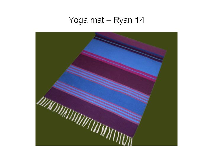 Organic cotton - yoga rug/mat