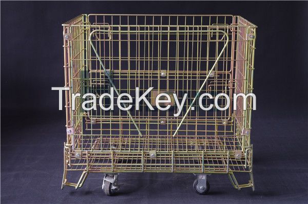 Good sale medium duty collapsible cargo forklift safety cage
