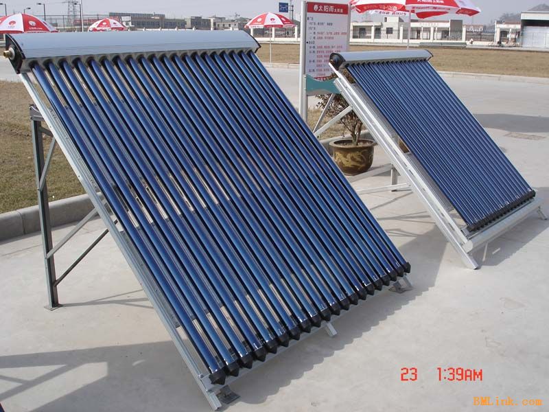 Split Solar Collector Heat Pipe