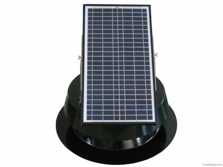 More efficient 25W solar attic fan