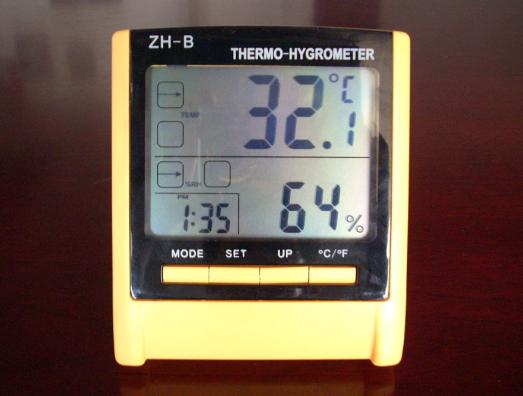 digital thermometer hygrometer