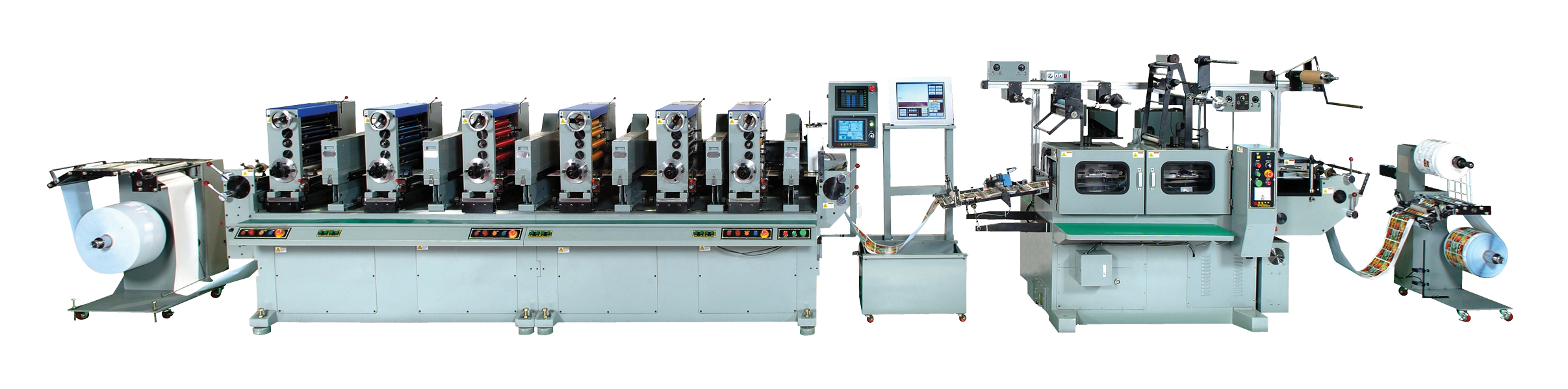 rotary label printing machine