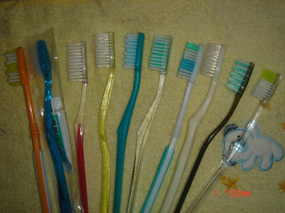 hotel toothbrushes
