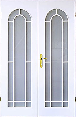 French patio and internal doors (white)