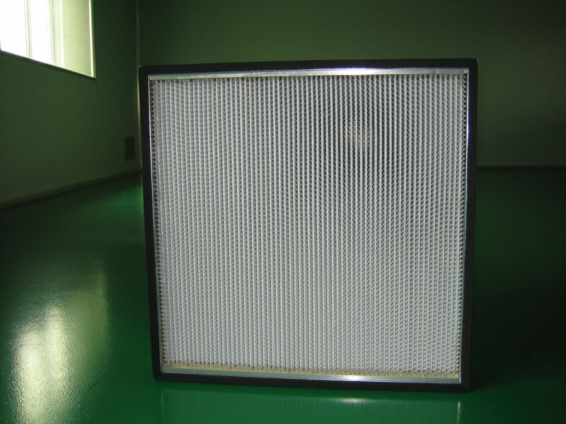 Hepa filter with separator