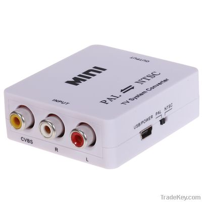 MINI TV System Converter PAL to NTSC or NTSC to PAL scaler