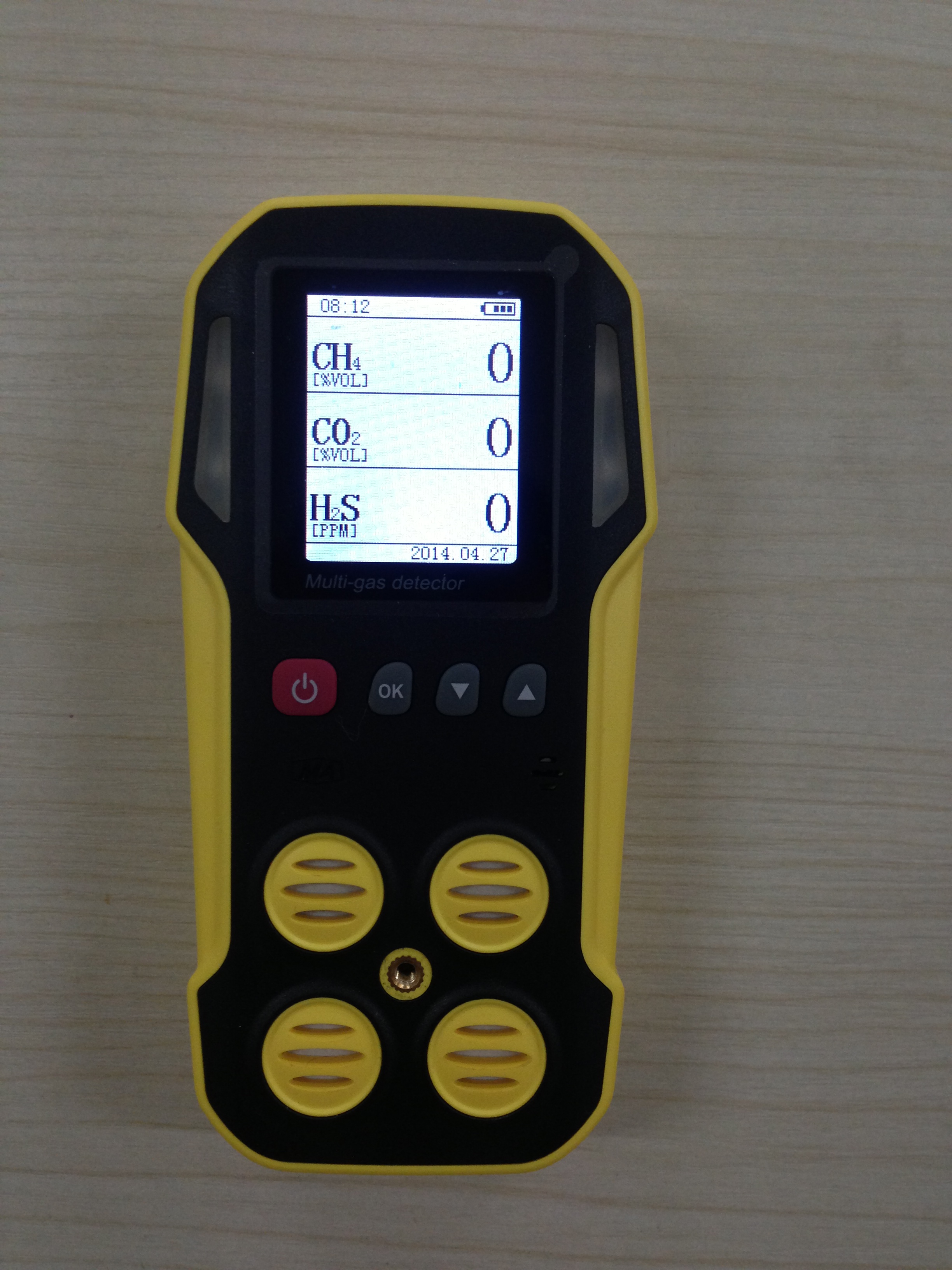 Portable Infrared Biogas Analyzer for CH4, CO2, H2S