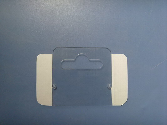 PVC/PET self-adhesive hang tab, PVC hooks , labels, PVC/PET hang tab