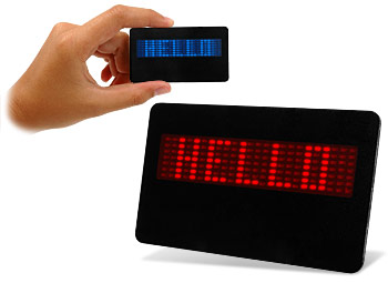 LED name badge