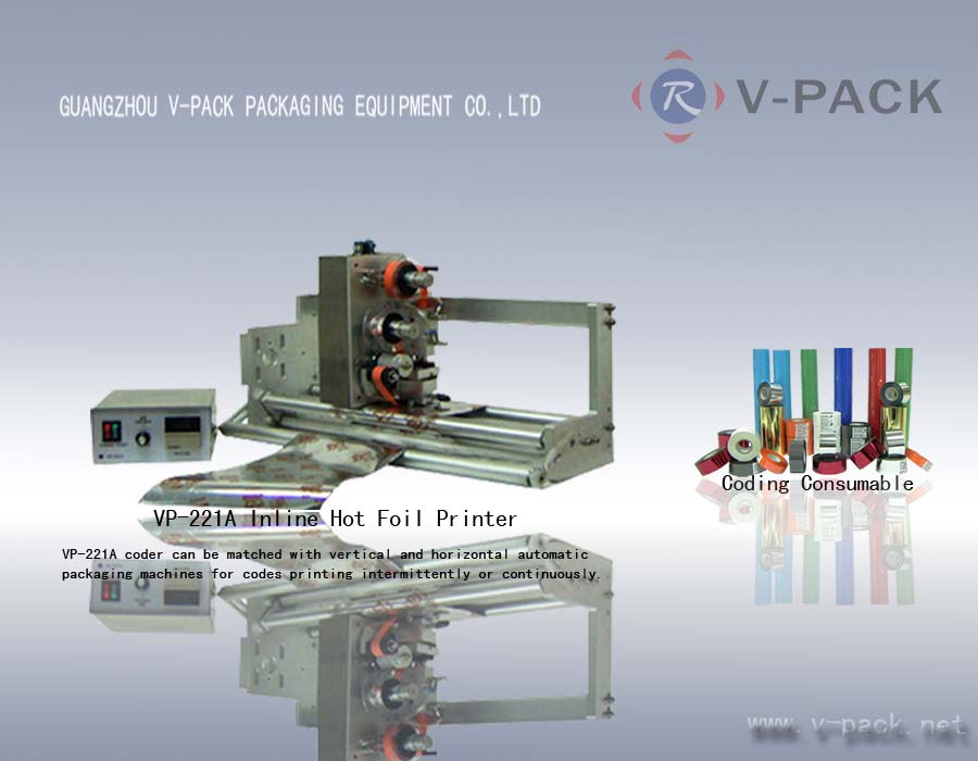 VP-221A Inline Hot Foil Printer