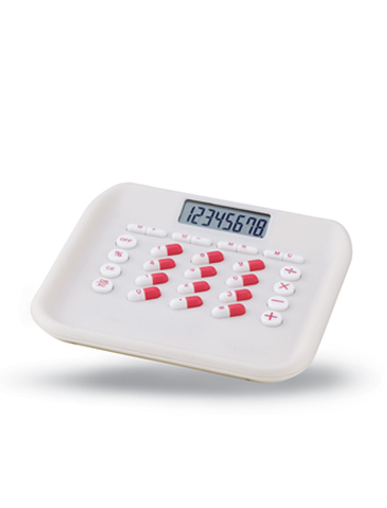 pill shape button  calculator