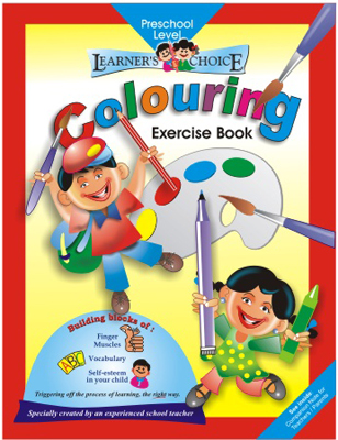 Pre-school colouring books