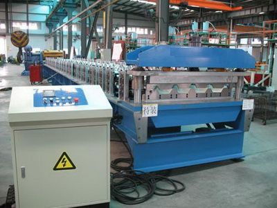 Regular Aluminium Long Span Roofing Sheet Cold Roll Forming Machine For Sale