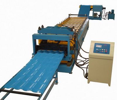 Aluminium Step Tiles Roll Forming Machine For Sale 