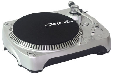 USB DJ turntable player