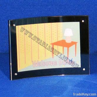 Curved Acrylic Picture Frame