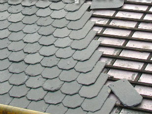 Slate roof tile