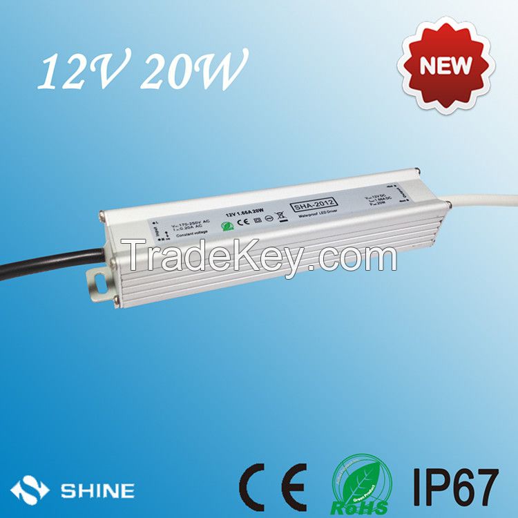 12v 20w Constant Voltage Led Power Supply/ Led Driver/ Transformer