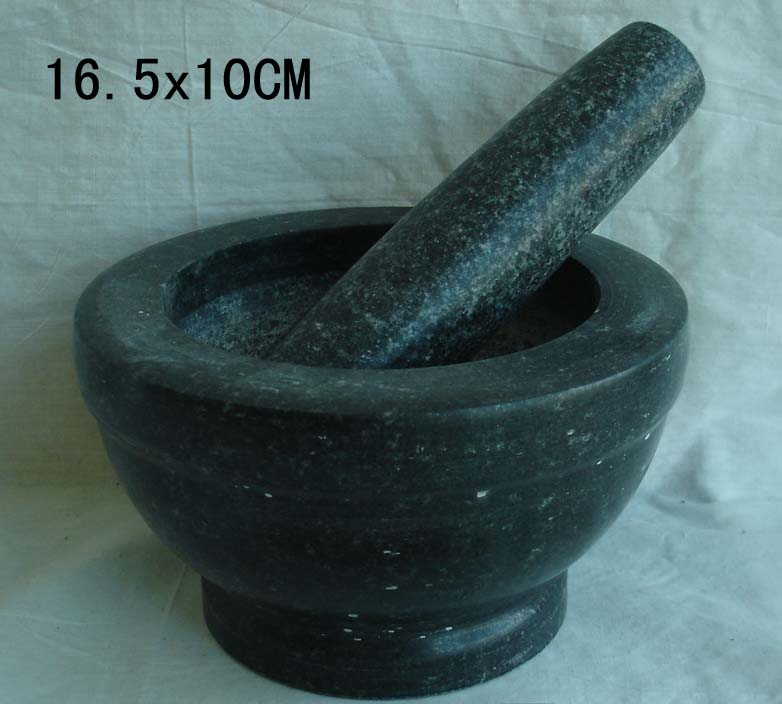 granitic mortar & pestle
