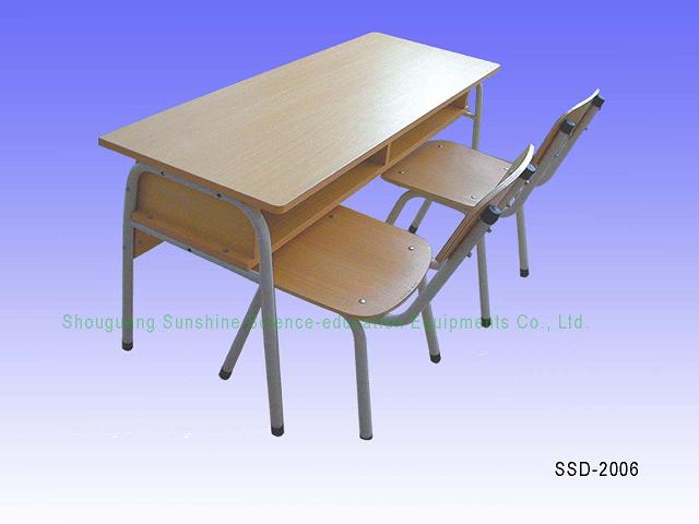 double school desk